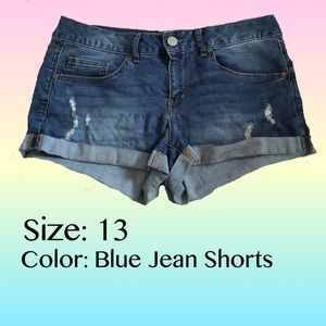 Blue Jean shorts!